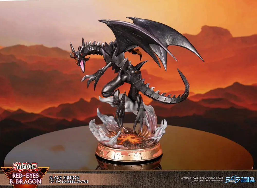 Yu-Gi-Oh! PVC Kip Red-Eyes B. Dragon Black Colour 33 cm fotografija izdelka