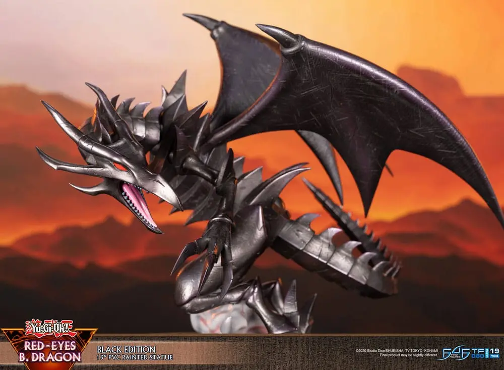 Yu-Gi-Oh! PVC Kip Red-Eyes B. Dragon Black Colour 33 cm fotografija izdelka