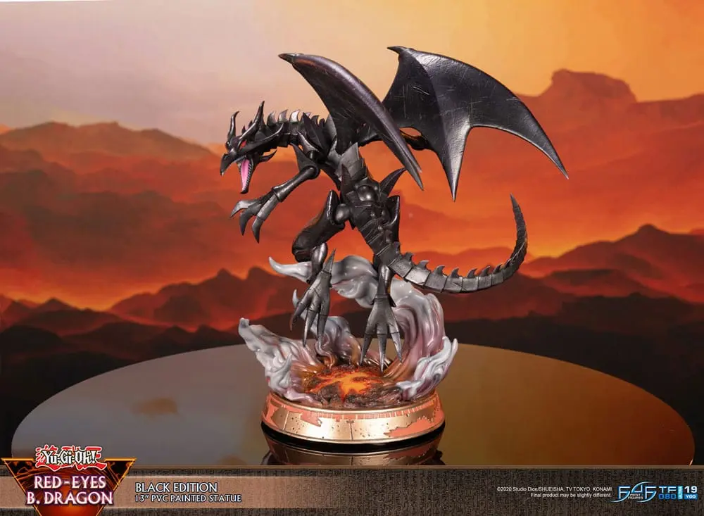 Yu-Gi-Oh! PVC Kip Red-Eyes B. Dragon Black Colour 33 cm fotografija izdelka