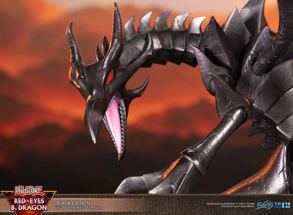 Yu-Gi-Oh! PVC Kip Red-Eyes B. Dragon Black Colour 33 cm fotografija izdelka