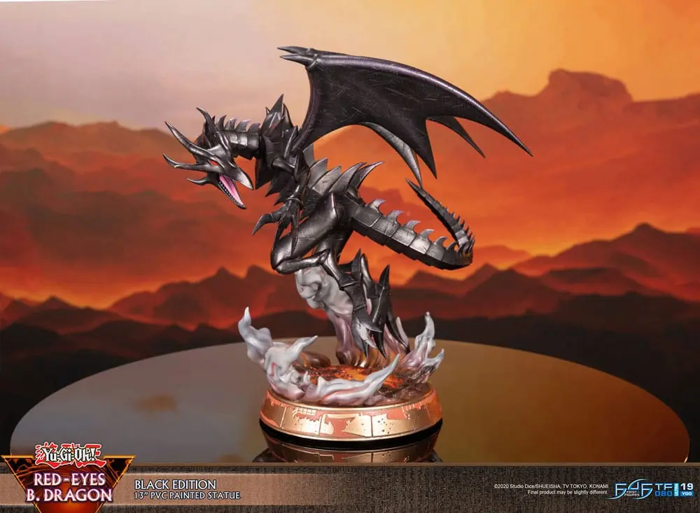 Yu-Gi-Oh! PVC Kip Red-Eyes B. Dragon Black Colour 33 cm fotografija izdelka