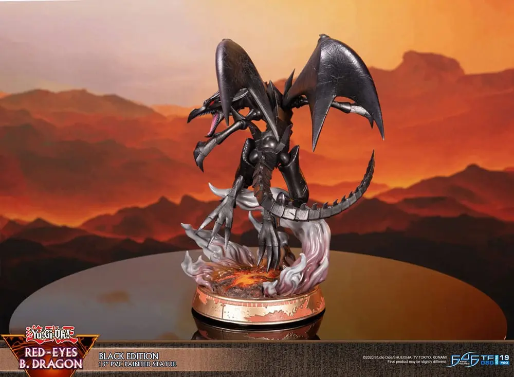Yu-Gi-Oh! PVC Kip Red-Eyes B. Dragon Black Colour 33 cm fotografija izdelka