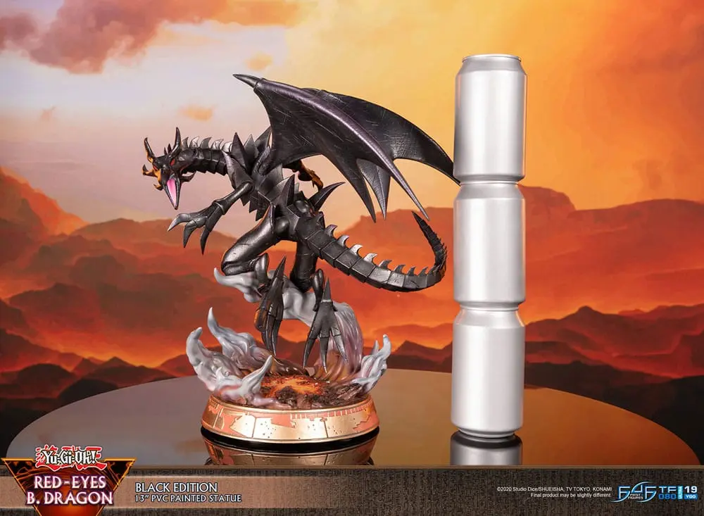 Yu-Gi-Oh! PVC Kip Red-Eyes B. Dragon Black Colour 33 cm fotografija izdelka