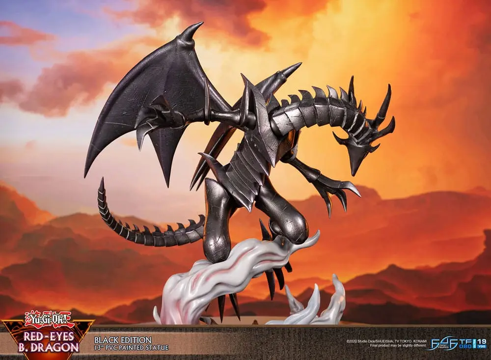 Yu-Gi-Oh! PVC Kip Red-Eyes B. Dragon Black Colour 33 cm fotografija izdelka