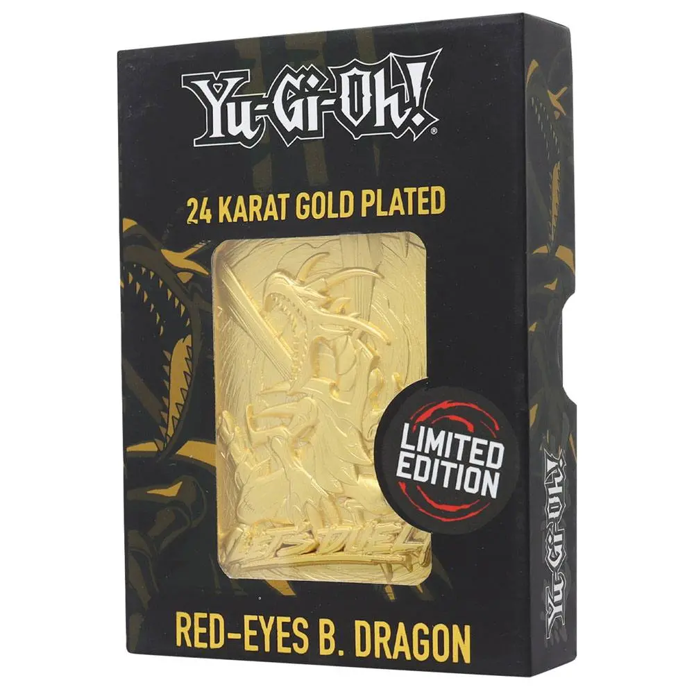Yu-Gi-Oh! Replika karte Red Eyes B. Dragon (pozlačena) fotografija izdelka