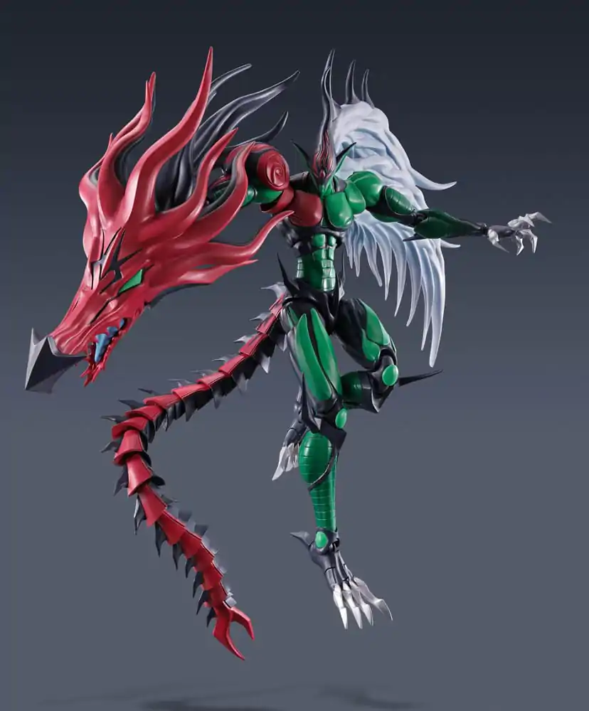 Yu-Gi-Oh! S.H. MonsterArts akcijska figura Elemental Hero Flame Wingman 19 cm fotografija izdelka