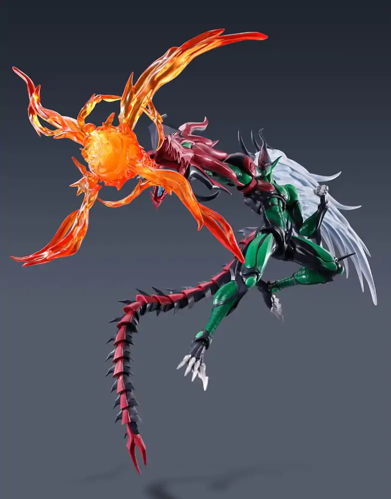 Yu-Gi-Oh! S.H. MonsterArts akcijska figura Elemental Hero Flame Wingman 19 cm fotografija izdelka
