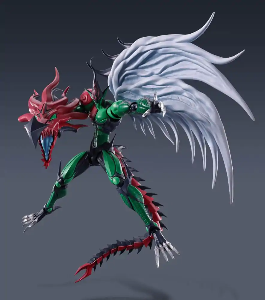Yu-Gi-Oh! S.H. MonsterArts akcijska figura Elemental Hero Flame Wingman 19 cm fotografija izdelka