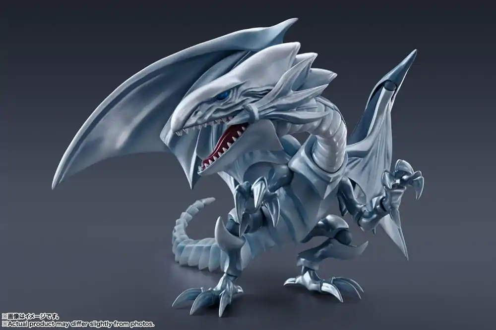 Yu-Gi-Oh! S.H. MonsterArts akcijska figura Blue-Eyes White Dragon 22 cm fotografija izdelka