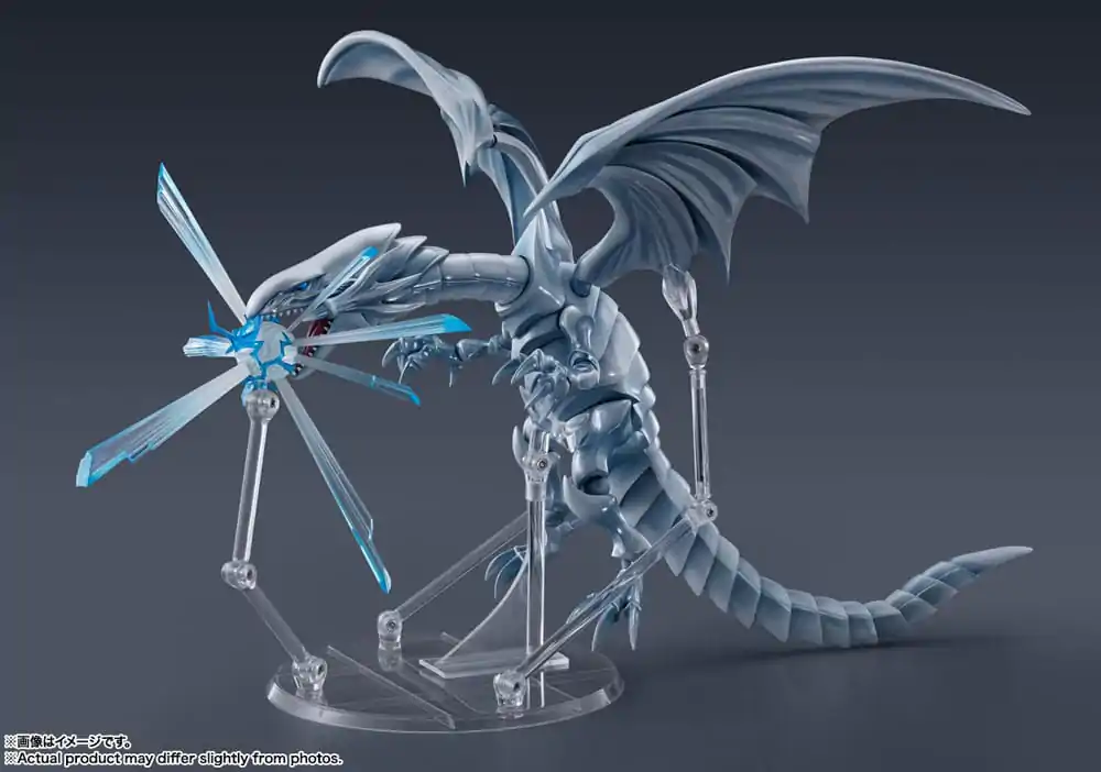 Yu-Gi-Oh! S.H. MonsterArts akcijska figura Blue-Eyes White Dragon 22 cm fotografija izdelka