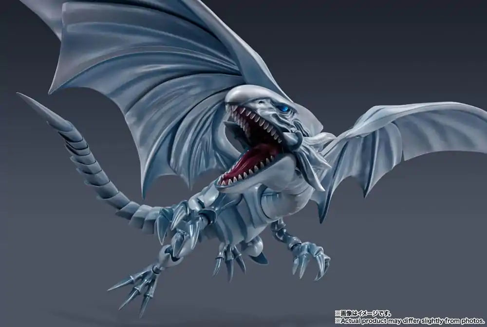 Yu-Gi-Oh! S.H. MonsterArts akcijska figura Blue-Eyes White Dragon 22 cm fotografija izdelka