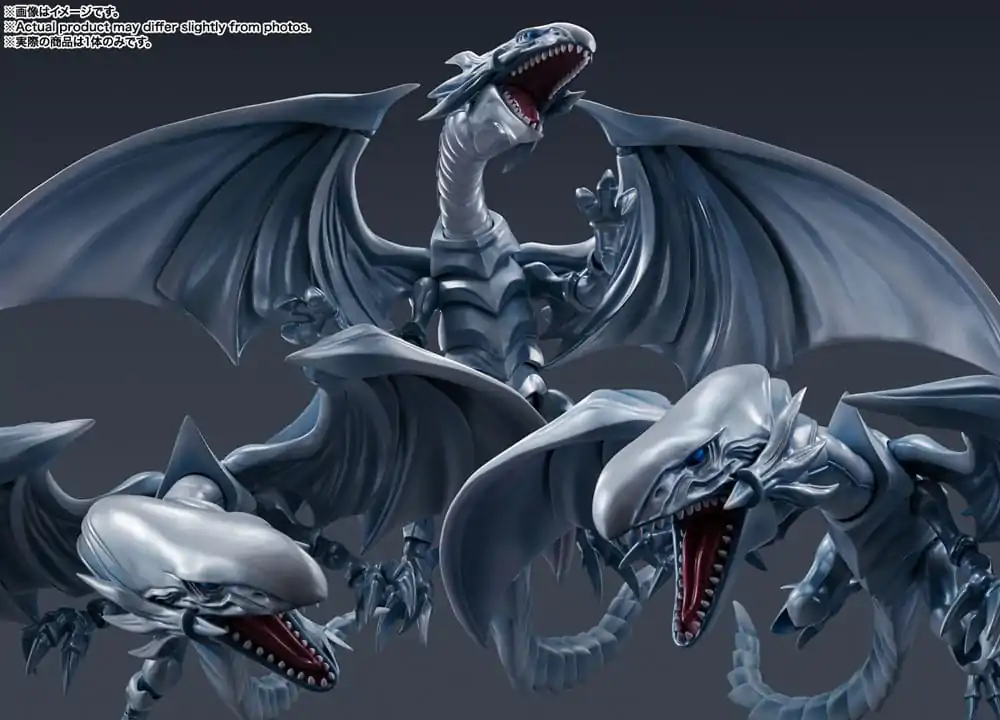 Yu-Gi-Oh! S.H. MonsterArts akcijska figura Blue-Eyes White Dragon 22 cm fotografija izdelka