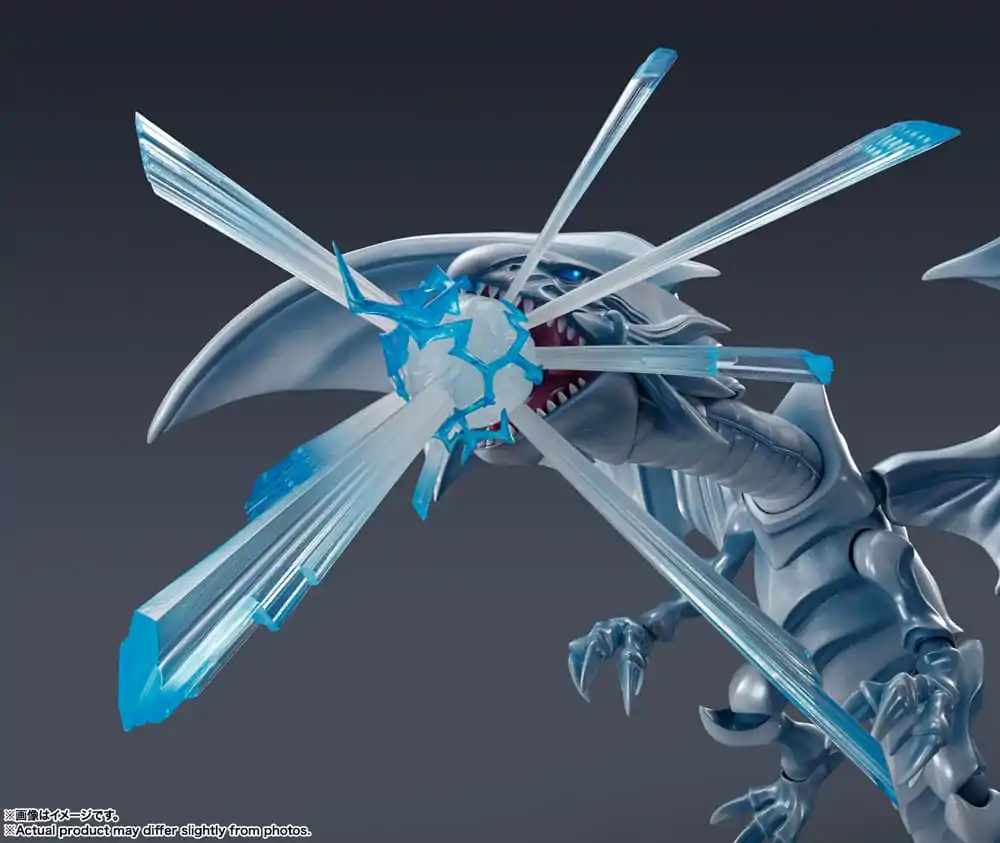 Yu-Gi-Oh! S.H. MonsterArts akcijska figura Blue-Eyes White Dragon 22 cm fotografija izdelka