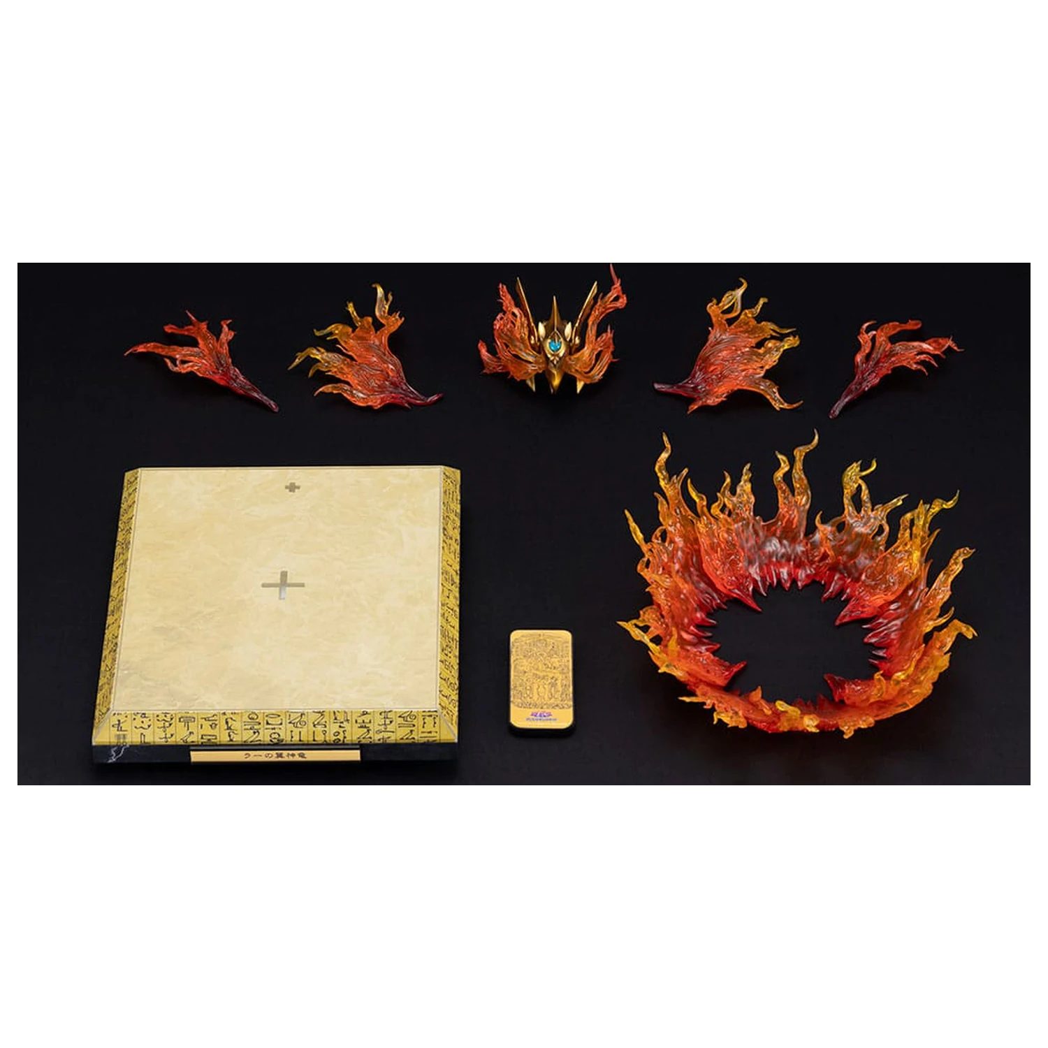 Yu-Gi-Oh! PVC kip dodatek The Winged Dragon of Ra Egyptian God razširitveni deli set fotografija izdelka