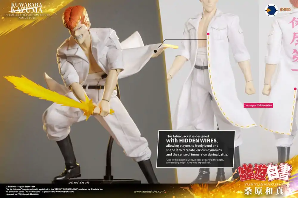 Akcijska figura Yu Yu Hakusho 1/6 Kazuma Kuwabara 30 cm fotografija izdelka