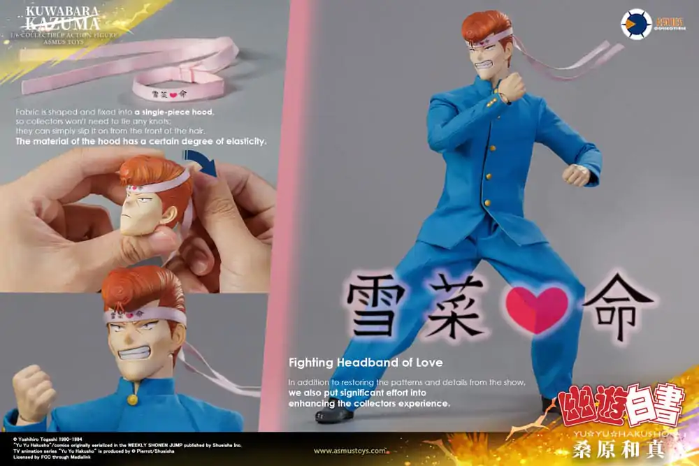 Akcijska figura Yu Yu Hakusho 1/6 Kazuma Kuwabara 30 cm fotografija izdelka