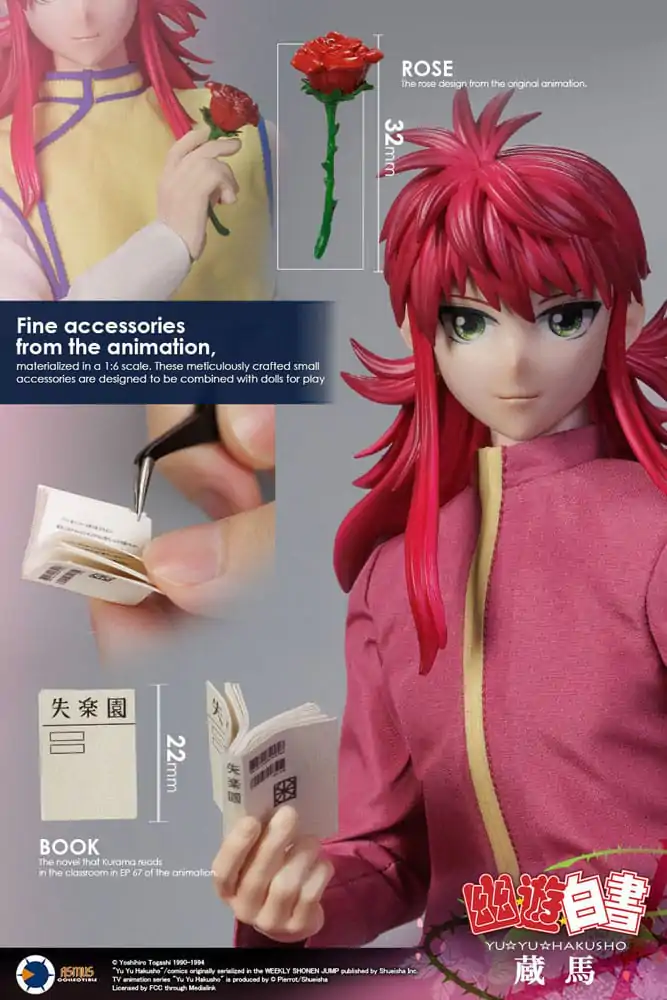 Yu Yu Hakusho Akcijska Figura 1/6 Kurama 30 cm fotografija izdelka