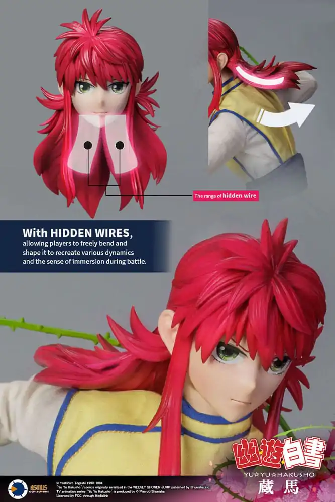 Yu Yu Hakusho Akcijska Figura 1/6 Kurama 30 cm fotografija izdelka