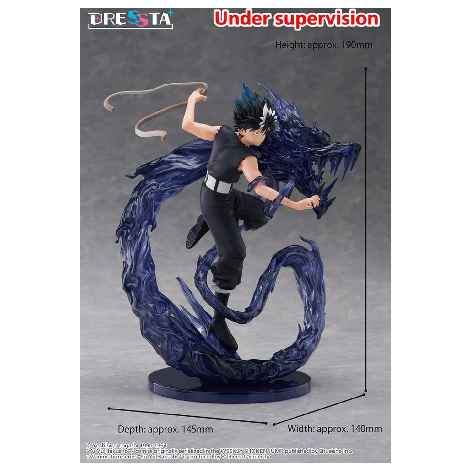 Yu Yu Hakusho Dressta PVC figura Hiei 18 cm fotografija izdelka
