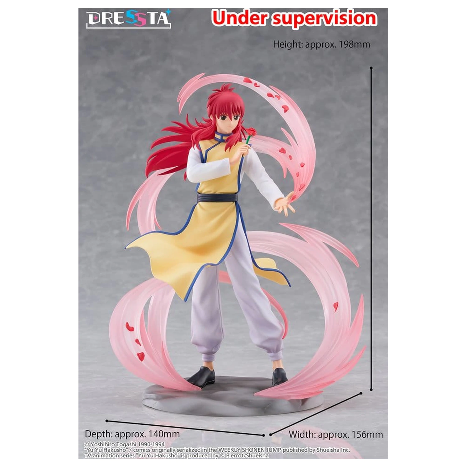 Yu Yu Hakusho Dressta PVC figura Kurama 18 cm fotografija izdelka