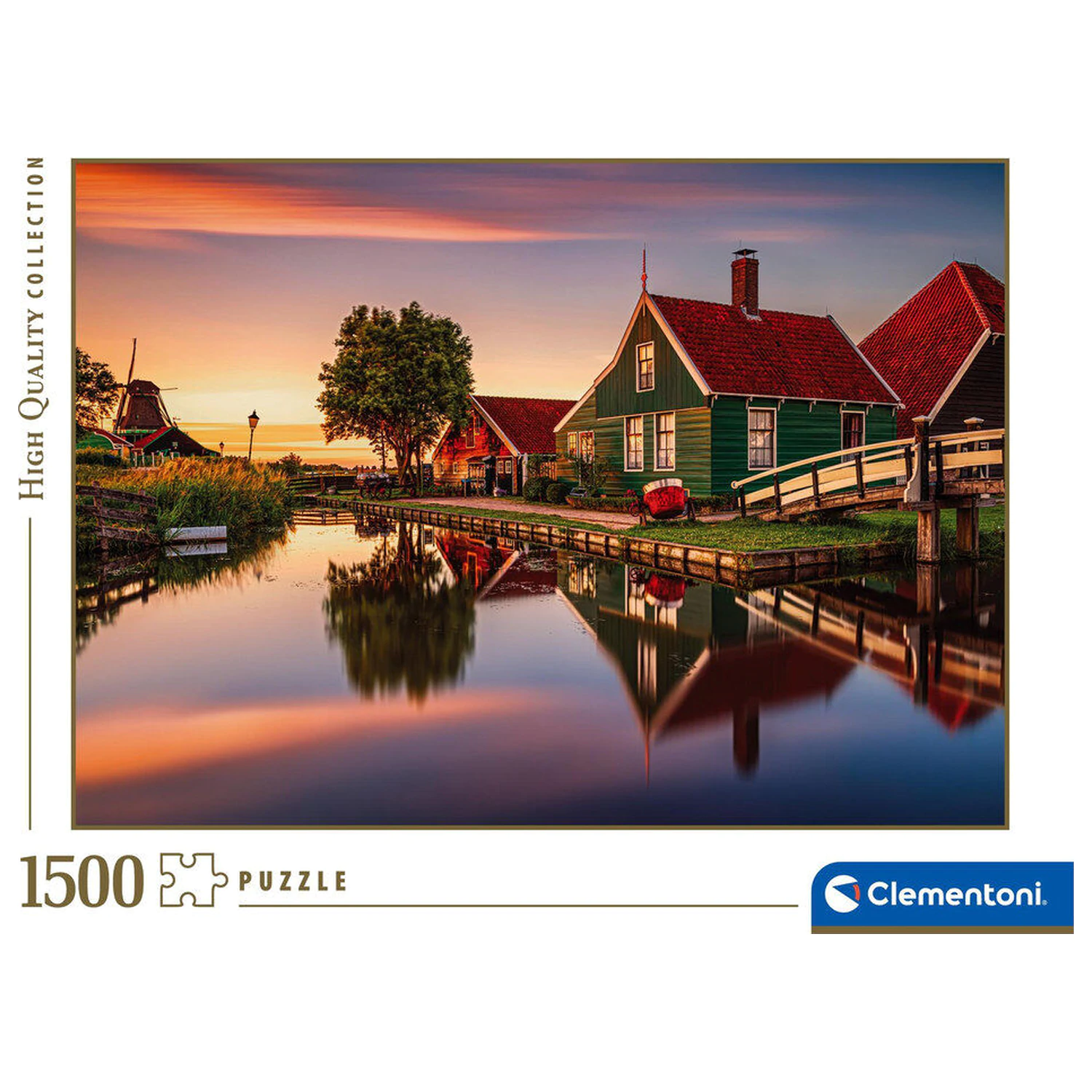 Zaanse Schans puzzle 1500 kosov fotografija izdelka