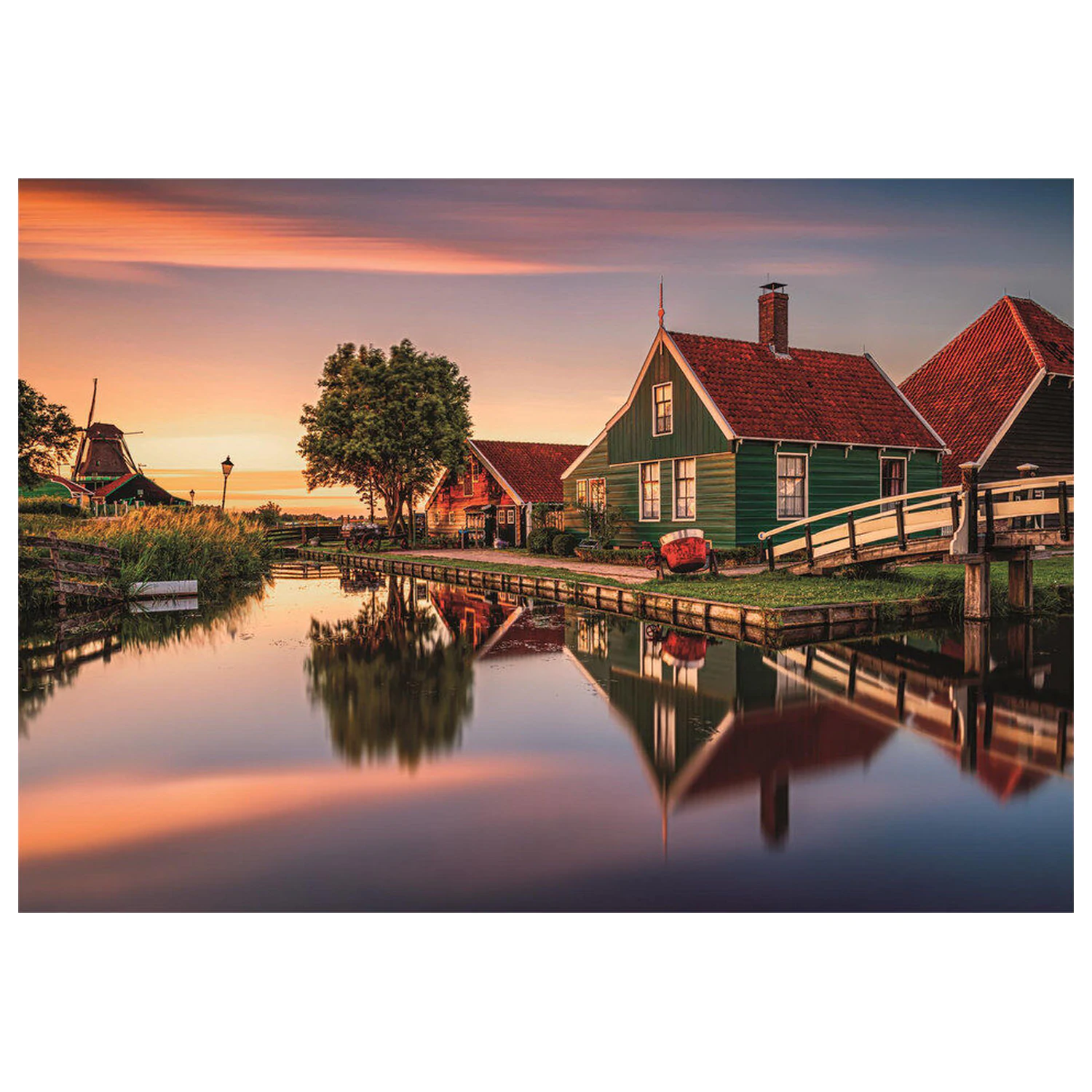 Zaanse Schans puzzle 1500 kosov fotografija izdelka