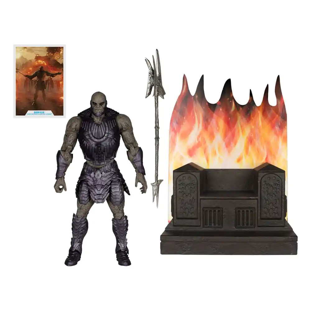 Zack Snyder's Justice League DC Multiverse Mega Akcijska Figura Darkseid s Prestolom (Gold Label) 24 cm fotografija izdelka