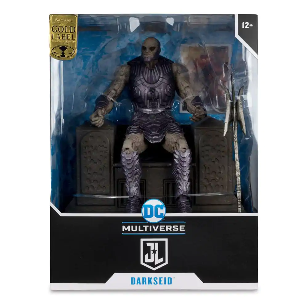 Zack Snyder's Justice League DC Multiverse Mega Akcijska Figura Darkseid s Prestolom (Gold Label) 24 cm fotografija izdelka