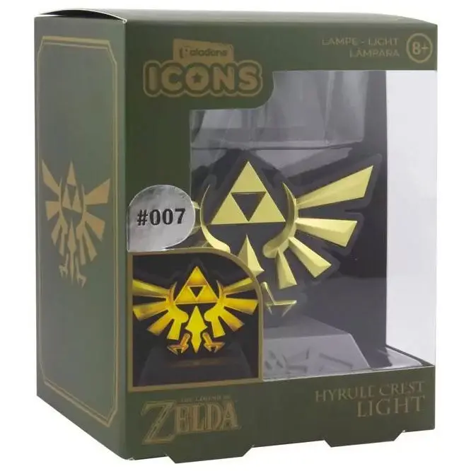 The Legend of Zelda Icon Light Hyrule Crest svetilka ikona fotografija izdelka