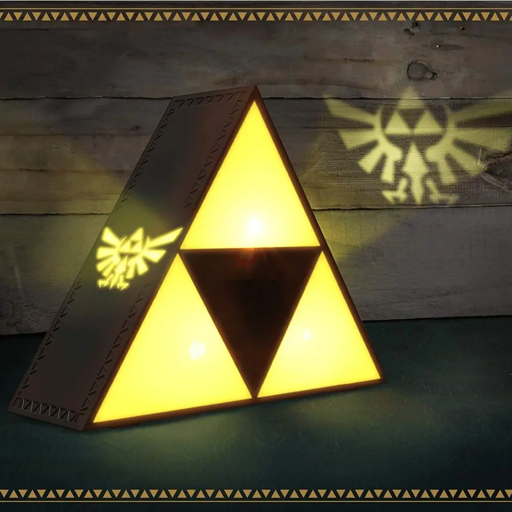 Zelda Triforce svetilka fotografija izdelka