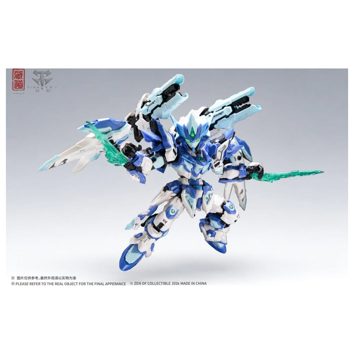 ZEN OF Collectible CD-TGM-01C TGM Tian Fa Blue LE Model za sestavljanje 14 cm fotografija izdelka