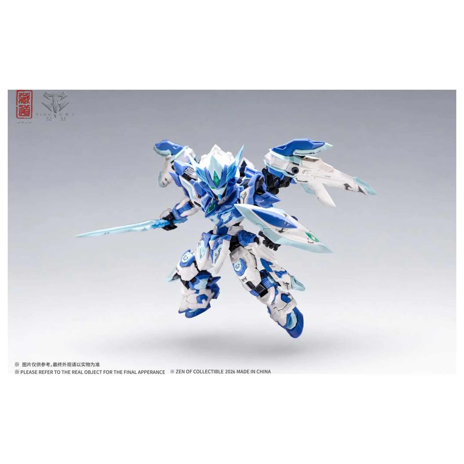 ZEN OF Collectible CD-TGM-01C TGM Tian Fa Blue LE Model za sestavljanje 14 cm fotografija izdelka