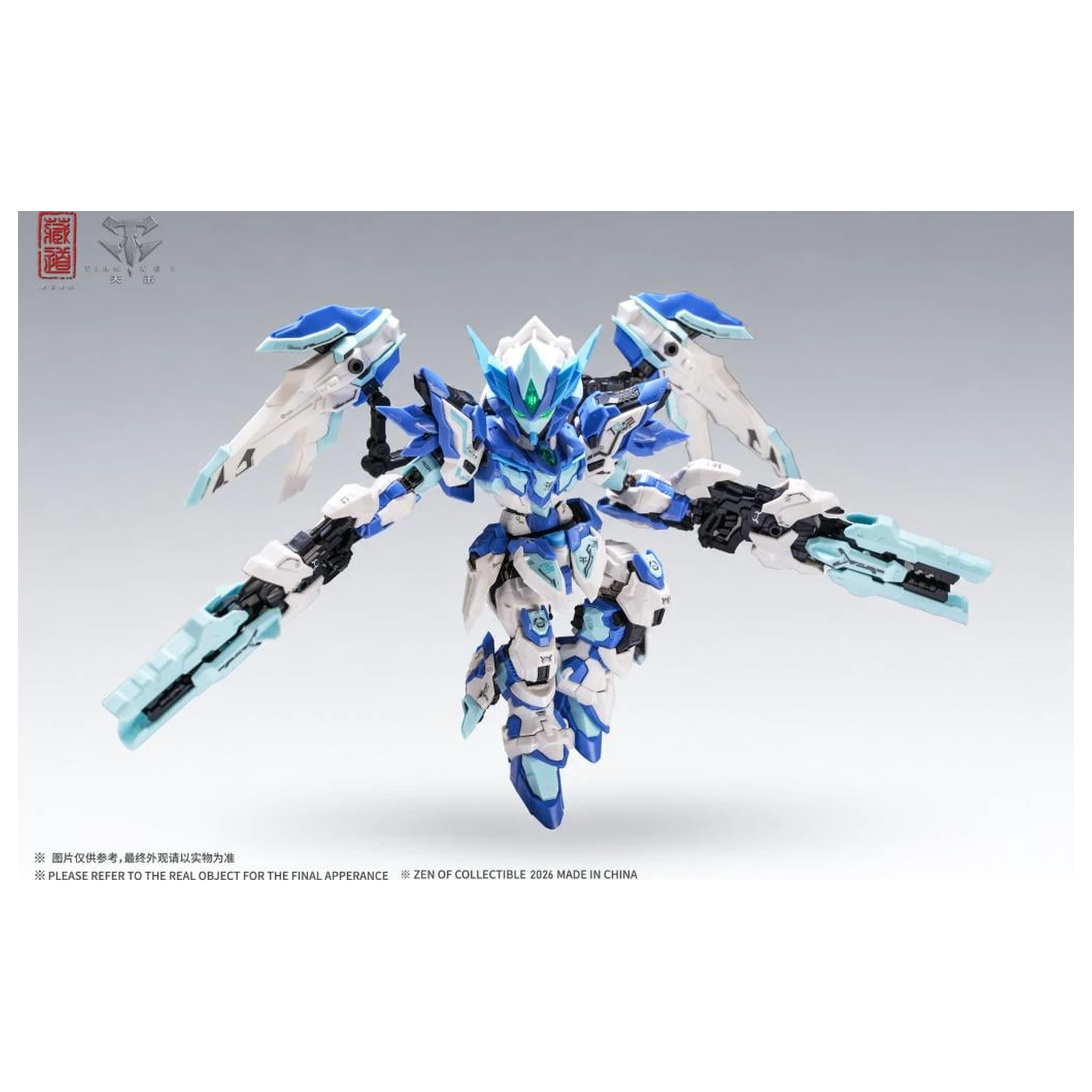 ZEN OF Collectible CD-TGM-01C TGM Tian Fa Blue LE Model za sestavljanje 14 cm fotografija izdelka