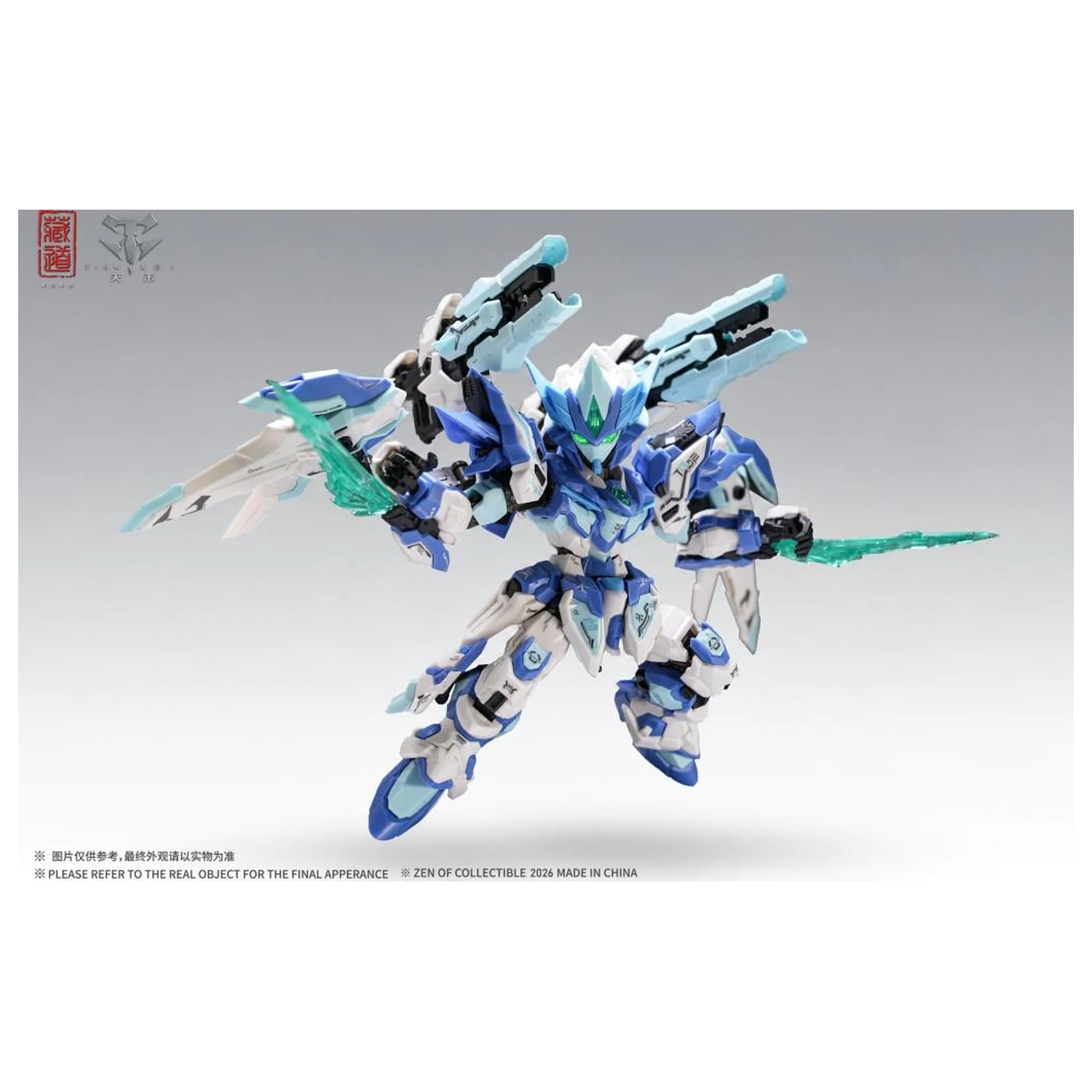 ZEN OF Collectible CD-TGM-01C TGM Tian Fa Blue LE Model za sestavljanje 14 cm fotografija izdelka