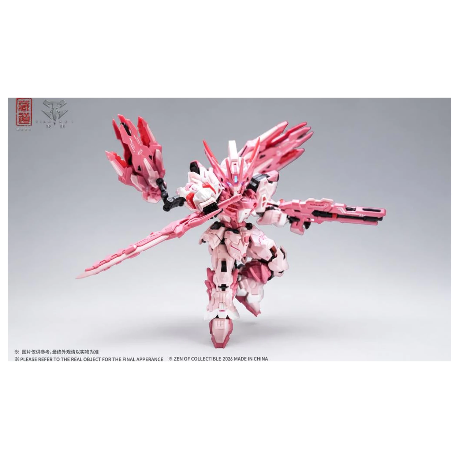 Zen of Collectible CD-TGM-01C TGM Tian Wei Pink LE Plastični model 14 cm fotografija izdelka
