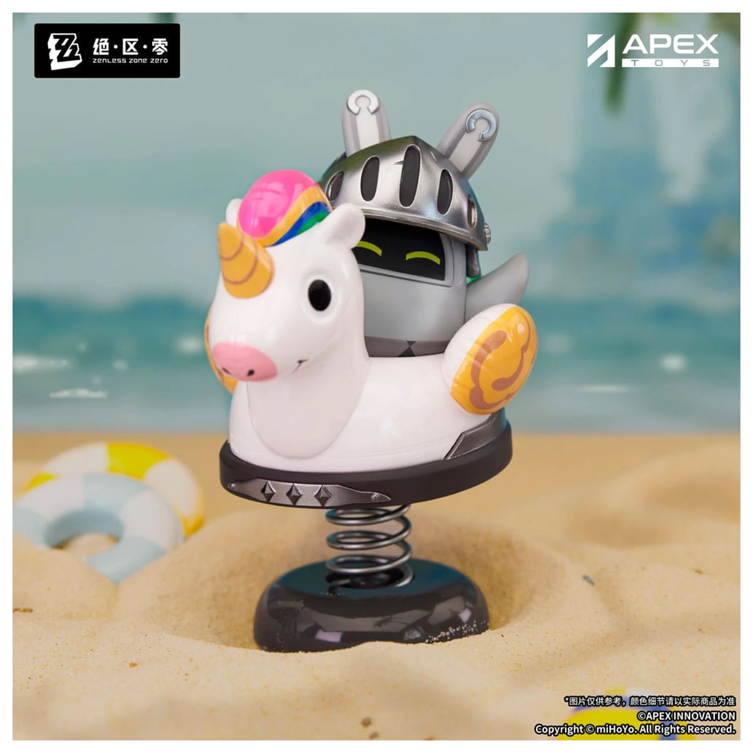 Zenless Zone Zero kip iz PVC-ja Happy Shake Knightboo 9 cm fotografija izdelka