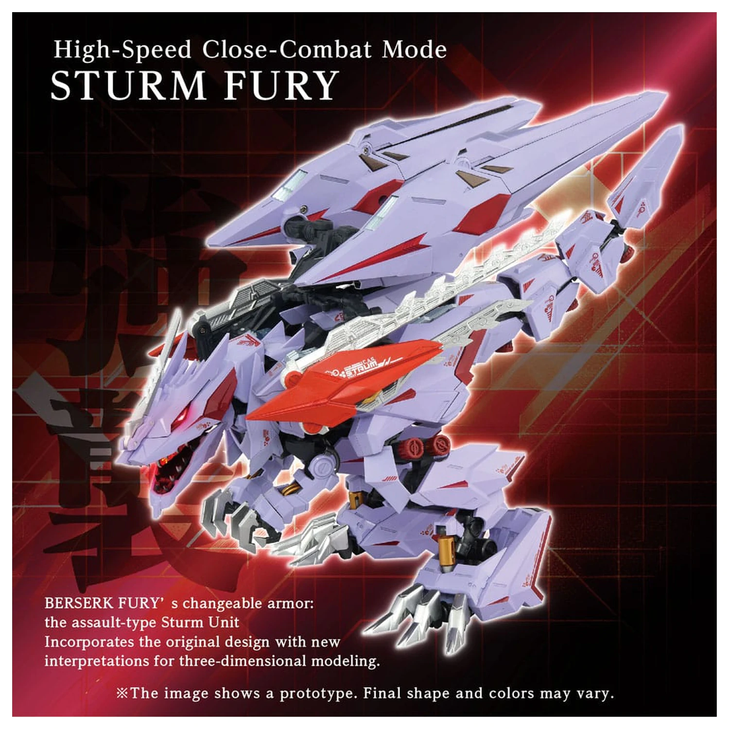Zoids komplet modelov komplet dodatkov AM-Z01CP Berserk Fury Sturm & Jagd Unit fotografija izdelka