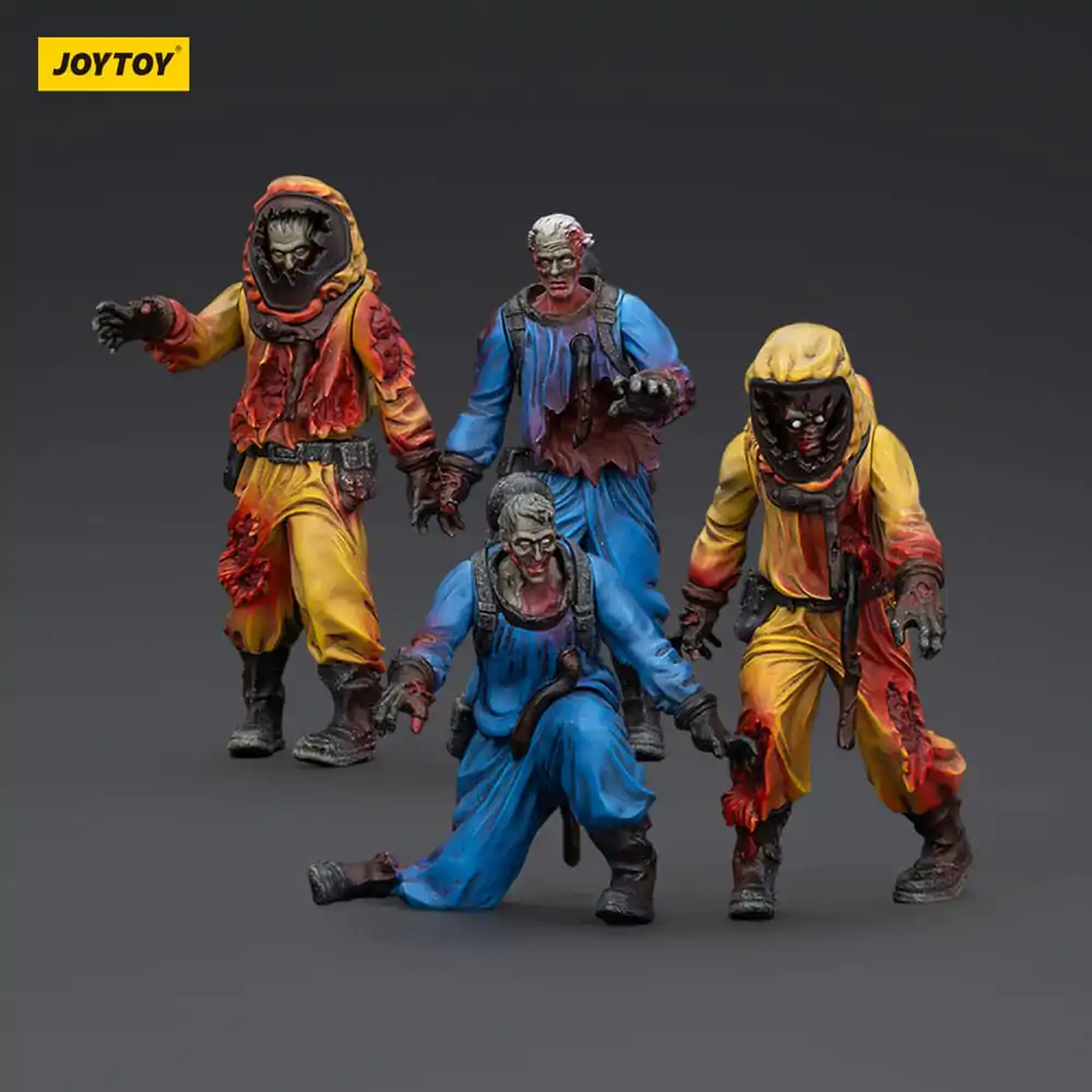 Zombie Dark Source akcijske figure 4-Pack Biochemical Lab Team 8 cm fotografija izdelka