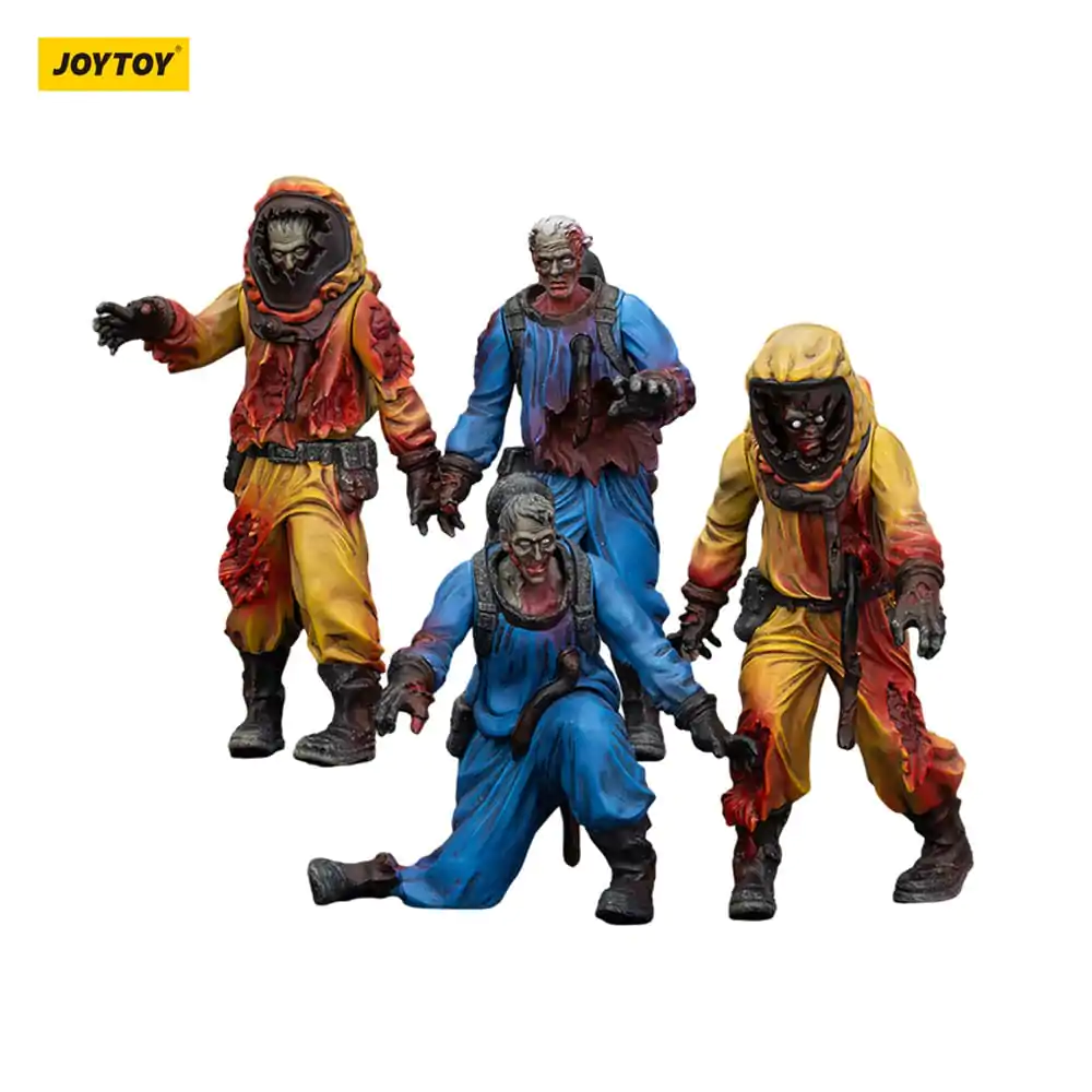 Zombie Dark Source akcijske figure 4-Pack Biochemical Lab Team 8 cm fotografija izdelka