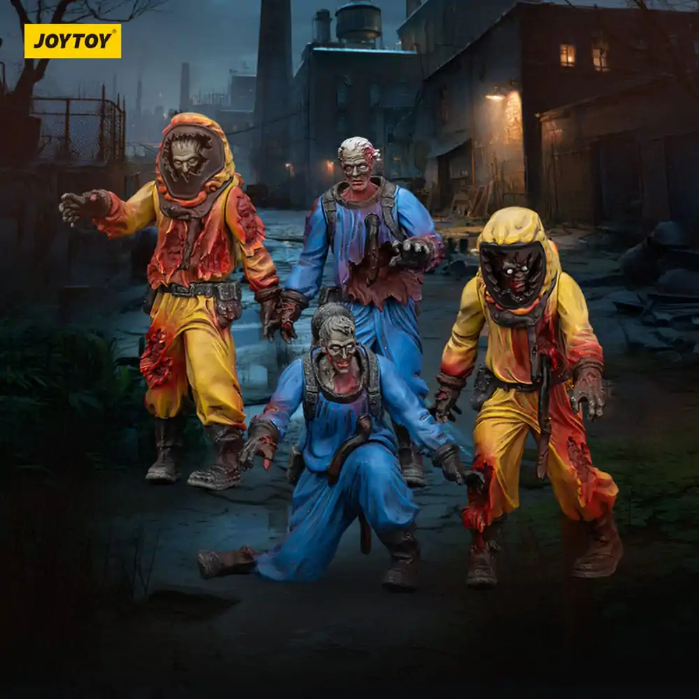 Zombie Dark Source akcijske figure 4-Pack Biochemical Lab Team 8 cm fotografija izdelka