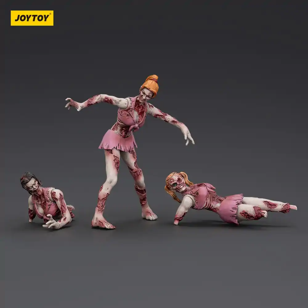 Akcijske figure Zombie Dark Source 3-Pack Cheer Leaders 8 cm fotografija izdelka