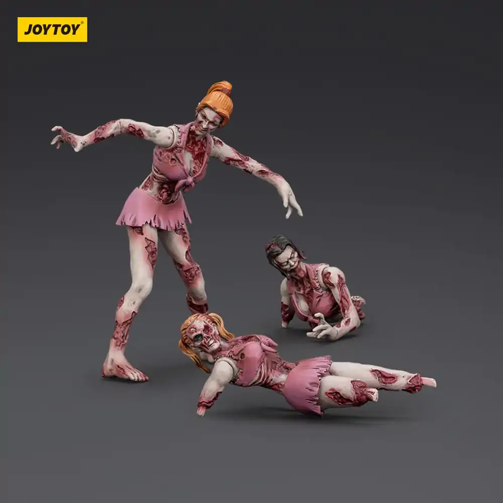 Akcijske figure Zombie Dark Source 3-Pack Cheer Leaders 8 cm fotografija izdelka
