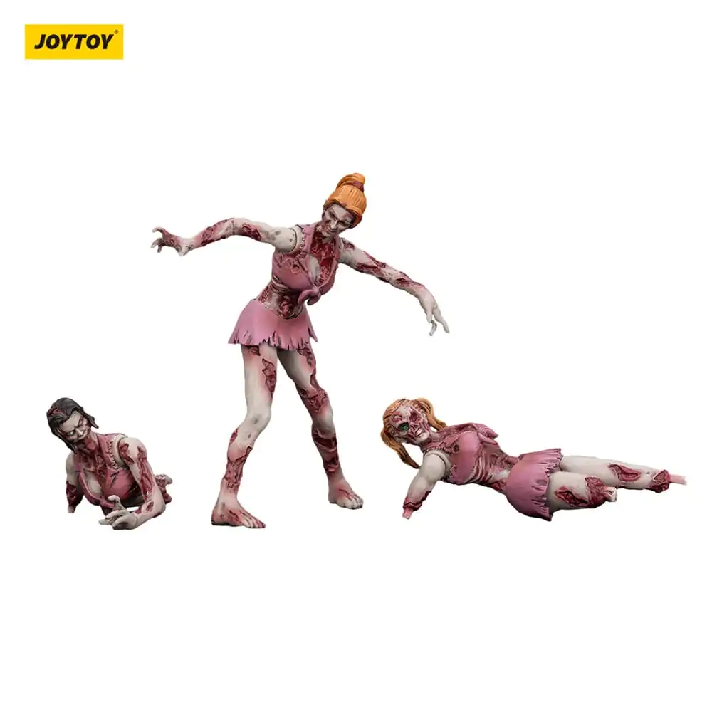 Akcijske figure Zombie Dark Source 3-Pack Cheer Leaders 8 cm fotografija izdelka
