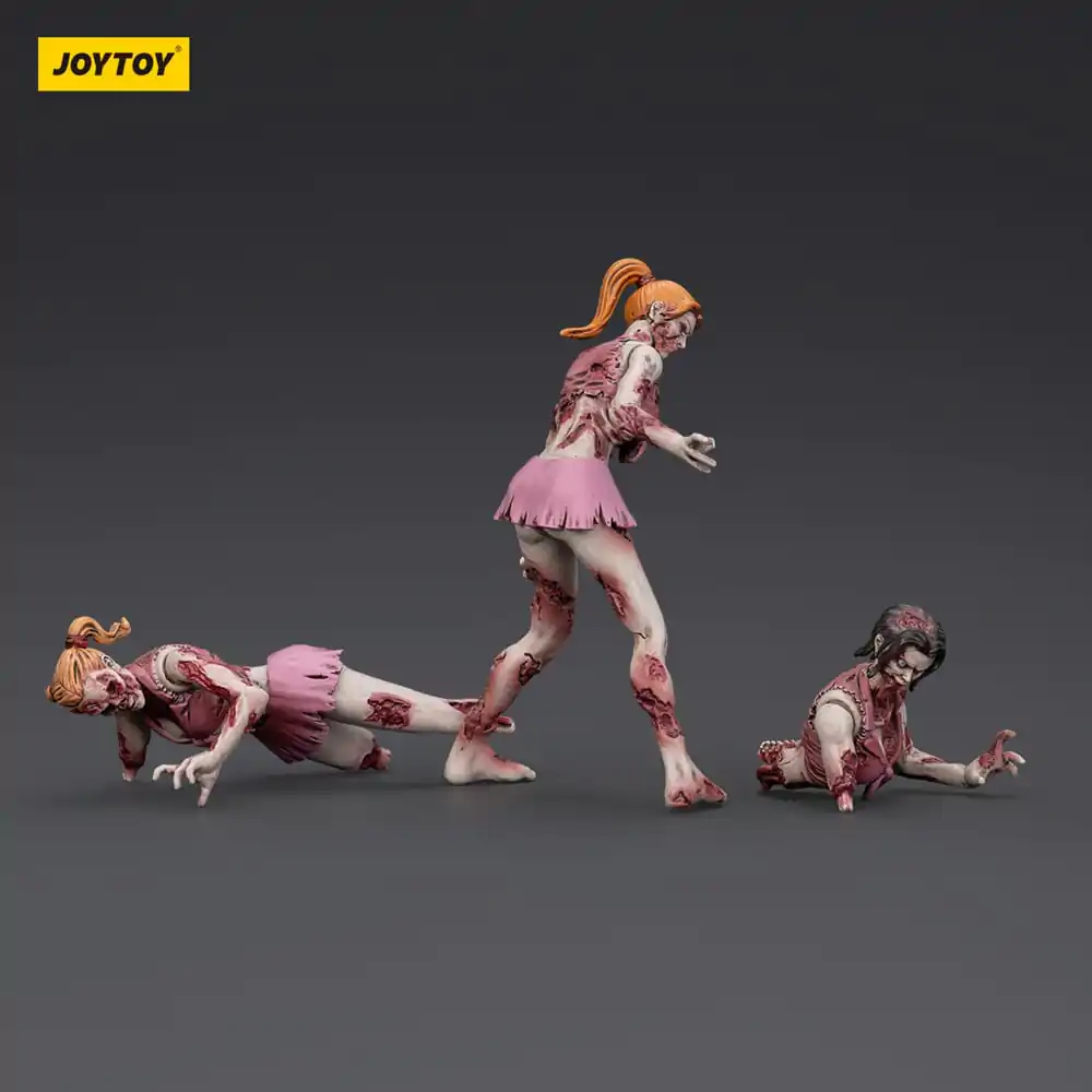 Akcijske figure Zombie Dark Source 3-Pack Cheer Leaders 8 cm fotografija izdelka