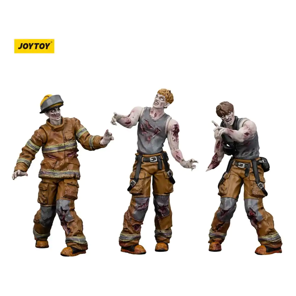 Zombie Dark Source akcijske figure 3-Pack Gasilci 8 cm fotografija izdelka