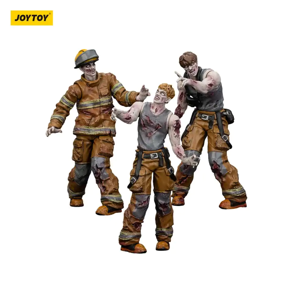 Zombie Dark Source akcijske figure 3-Pack Gasilci 8 cm fotografija izdelka