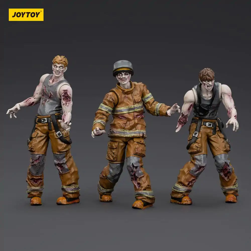 Zombie Dark Source akcijske figure 3-Pack Gasilci 8 cm fotografija izdelka