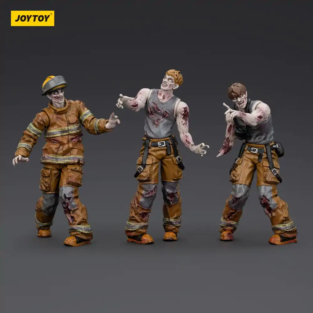 Zombie Dark Source akcijske figure 3-Pack Gasilci 8 cm fotografija izdelka