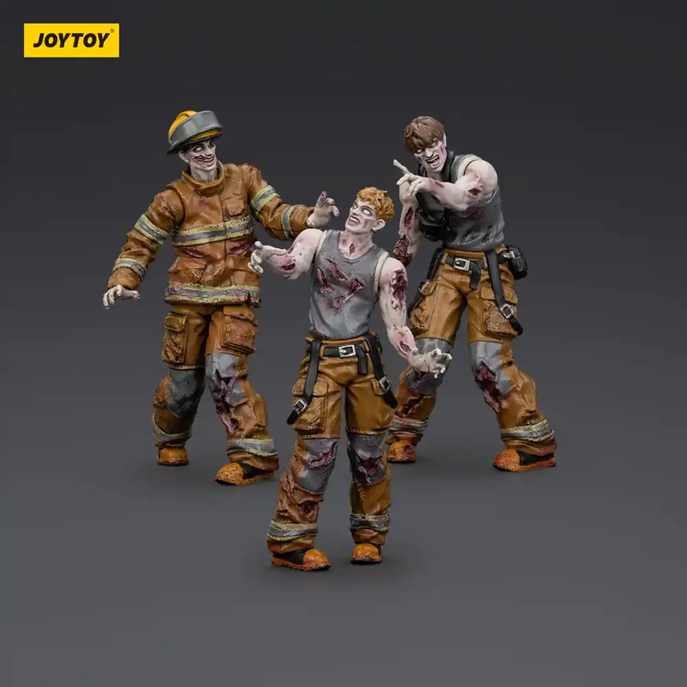 Zombie Dark Source akcijske figure 3-Pack Gasilci 8 cm fotografija izdelka