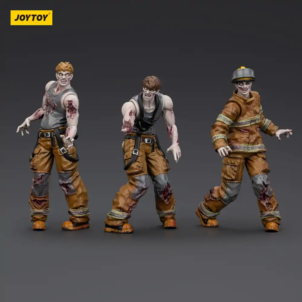 Zombie Dark Source akcijske figure 3-Pack Gasilci 8 cm fotografija izdelka